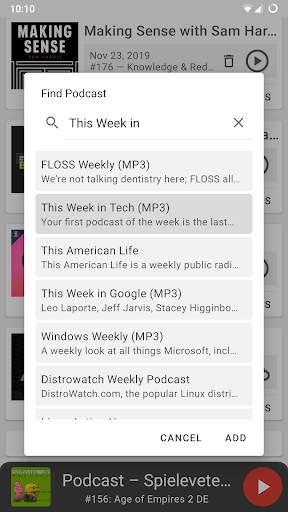 Escapepod Podcast Player screenshot 6