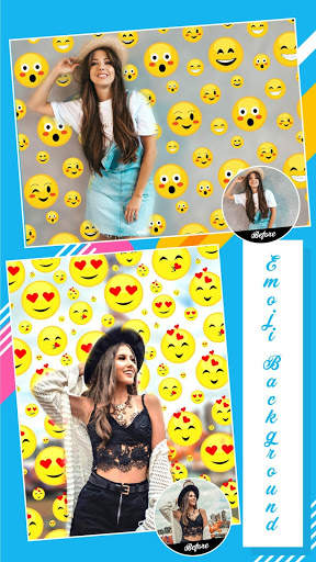 Emoji Background Changer - Emoji Photo Editor screenshot 1