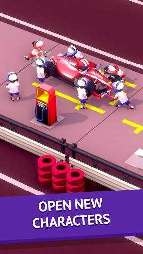 Idle Pit Stop Racing 5 تصوير الشاشة
