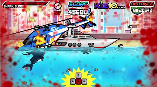 ANGRY FAT SHARK MIAMI - Shark games for adults screenshot 2