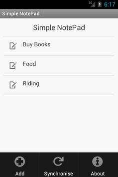 Simple NotePad screenshot 2