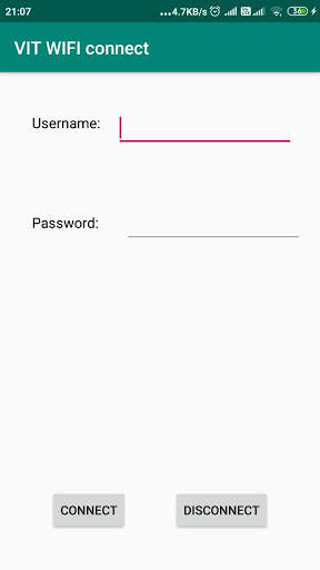 VIT WIFI connect screenshot 1