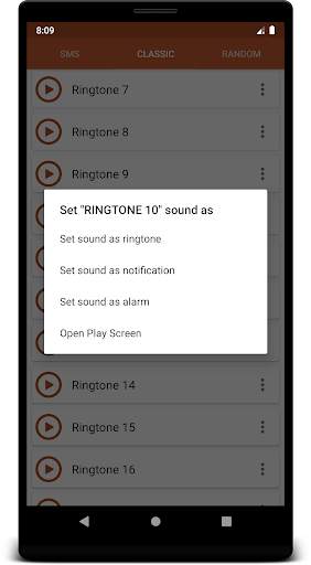 SMS Ringtones 3 تصوير الشاشة