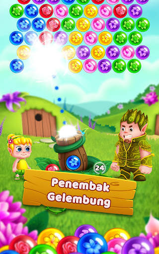 Bubble Shooter-Permainan Bunga screenshot 8