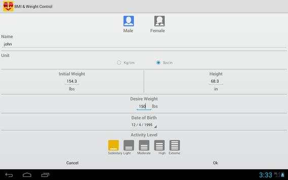 BMI & Weight Control screenshot 11