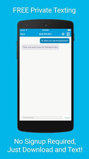 Smiley Private Texting SMS text messaging скриншот 1