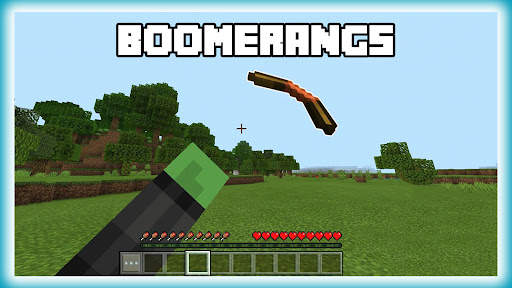 Boomerang Mod for Minecraft screenshot 2