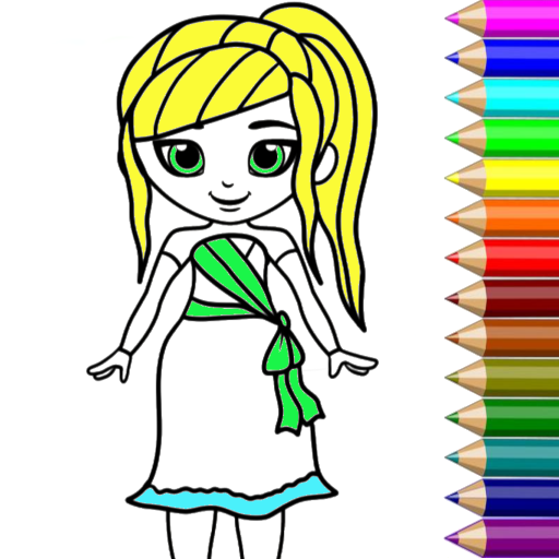 Coloring Black Pink Star icon