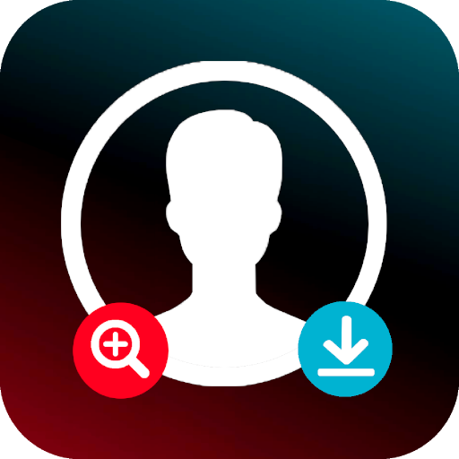 ikon Big Profile Image: social network photo downloader