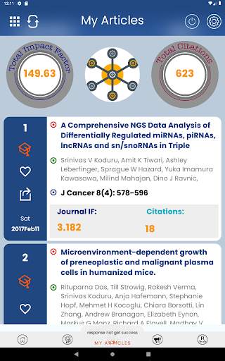 PubMed HUB screenshot 19