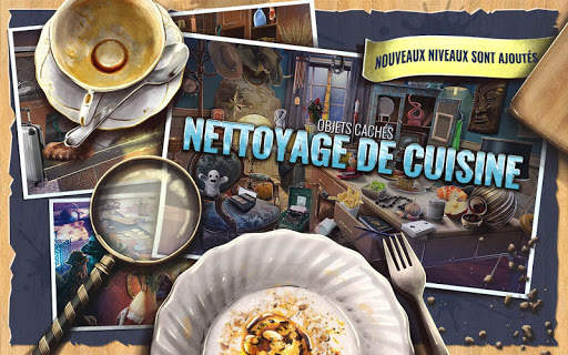 Objets cachés jeux de nettoyage de cuisine screenshot 1