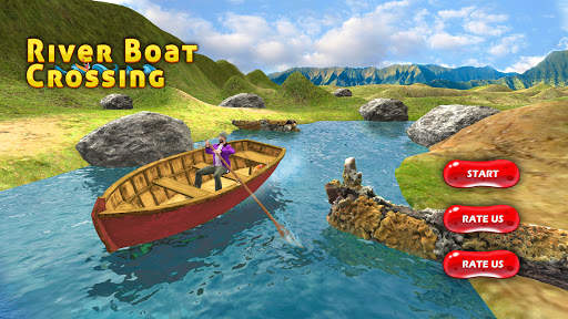 River Crossing Boat Racing: Paddle Driving Games screenshot 4