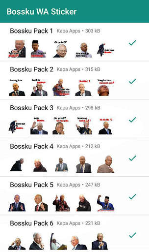 Bossku WA Sticker screenshot 1