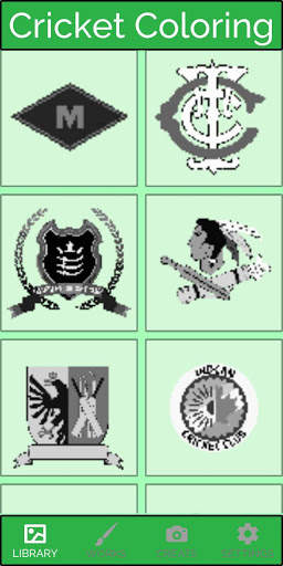 Cricket colouring games color by number sports screenshot 2