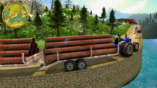 Hill Tractor Trolley Simulator screenshot 13