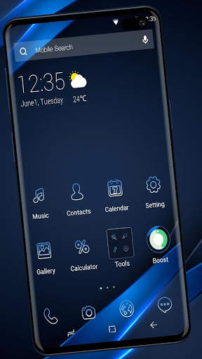 Metal APUS Launcher Theme screenshot 3