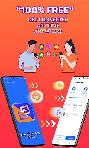 X zender file transfer fast share app screenshot 2