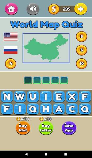 Fun Quizzes - World Map Quiz screenshot 8
