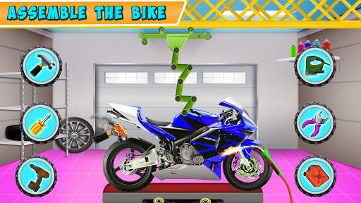 Pabrik pembuat sepeda motor: merakit & memperbaiki screenshot 2