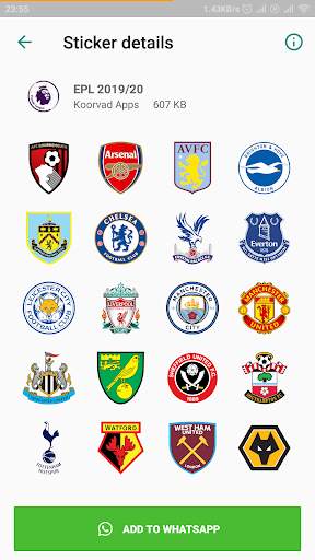 Football Matchday Stickers screenshot 3