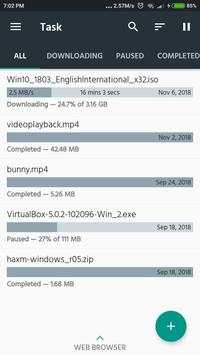 Watercat Download Manager screenshot 1