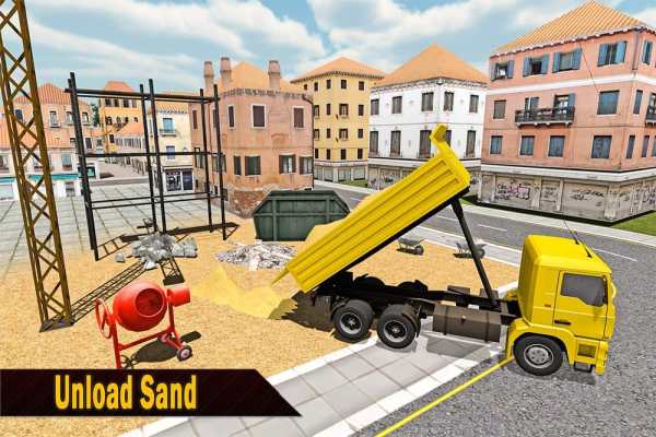 Sand Excavator Truck Sim 2017 screenshot 15