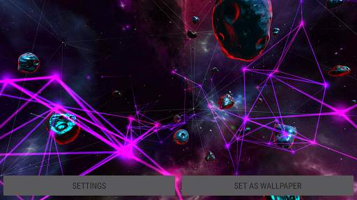 Sci_Fi Particle Plexus 3D Live Wallpaper screenshot 15