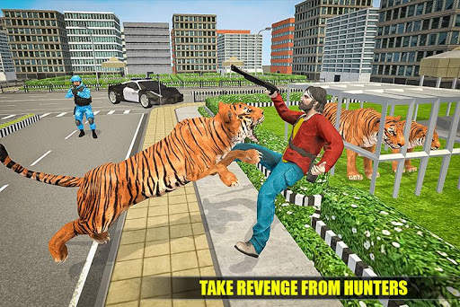 Angry Tiger City Attack: Wild Animal Fighting Game screenshot 3