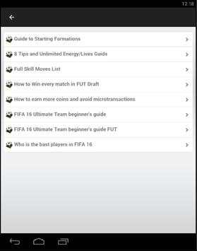 Guide For Fifa 16 screenshot 3