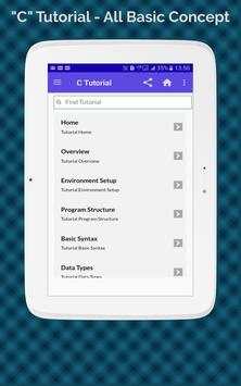 C Programming language Tutorial Offline App screenshot 7