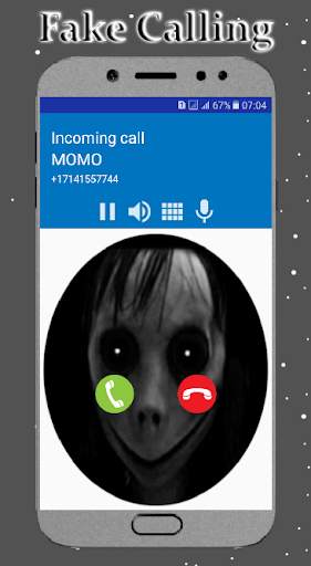 Call Simulator Creepy Momo screenshot 1