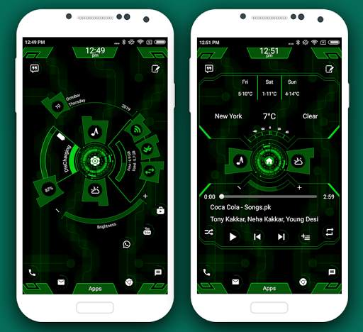 Hi-tech Revolution Launcher - Hitech theme screenshot 8