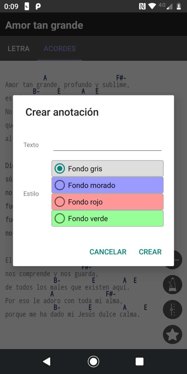 Cancionero Cristiano Digital screenshot 4
