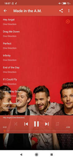 one direction all songs screenshot 2