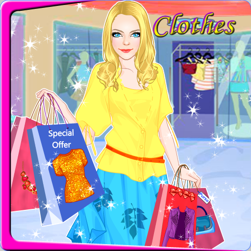 Dziewczyna centrum handlowego icon