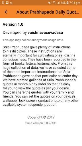 Prabhupada Daily Quote Gallery screenshot 6