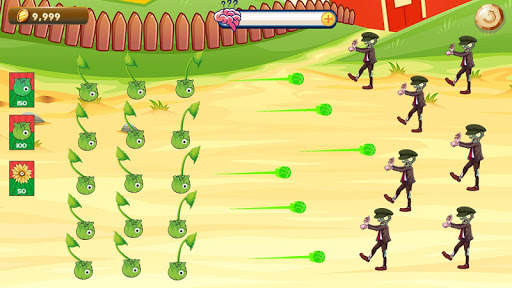 Auto Battle - Zombie Vs Fruit  screenshot 1