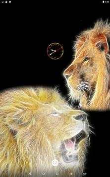 Lion Analog Clock screenshot 7