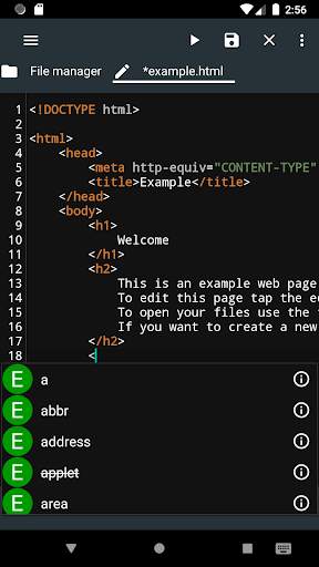 Html Editor screenshot 2