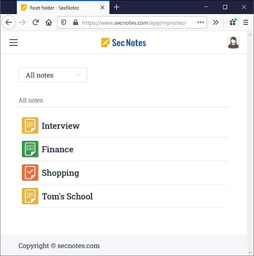 Sec Notes- Free Secure Notepad screenshot 8