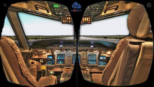 VR AirPlane Flight Simulator screenshot 2