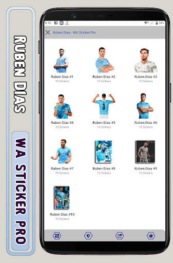 Ruben Dias - WA Sticker Pro screenshot 1
