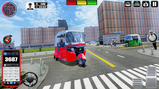 Auto Rickshaw 3D: Tuk Tuk Game screenshot 8
