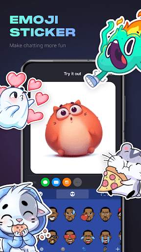 Symbol - LED keyboard & Cool fonts & Rich stickers screenshot 2