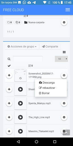 Free Cloud  video and music server screenshot 4