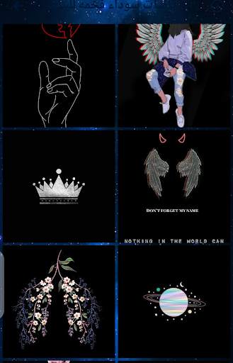 black wallpapers for girls screenshot 1