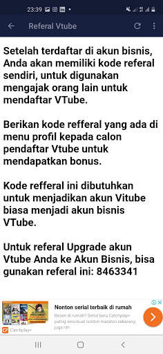 Daftar Vtube Terbaru Telegram screenshot 5