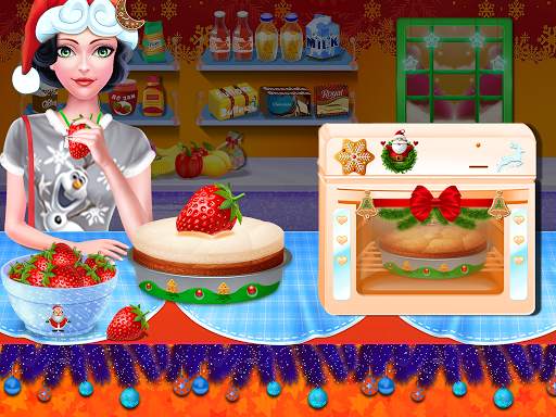 Christmas Sweet Cake Maker - Fun Cooking Game screenshot 6