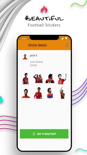 M.Salah Stickers for WA - New Salah WAStickerApps screenshot 5