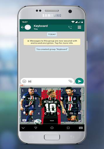keyboard theme photos: for PSG 2020 screenshot 3